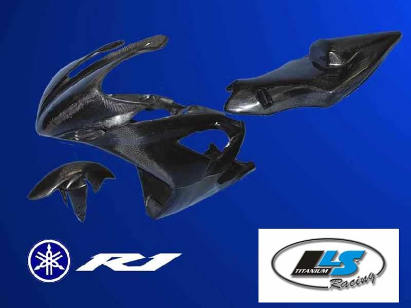 complete carbon bodywork yamaha r1 04-06