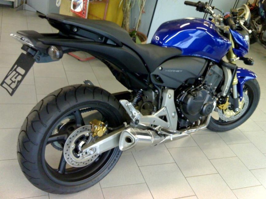 Portatarga honda hornet #4