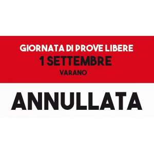 ANNULLATA GIORNATA DI PROVE LIBERE A VARANO