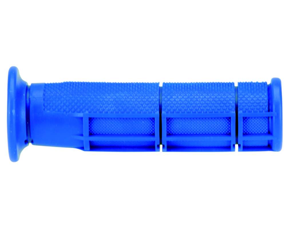 manopole domino blu in gomma termoplastica per montaggio su manubrio per  atv 0900.82.48.06-0 diametro 22 mm