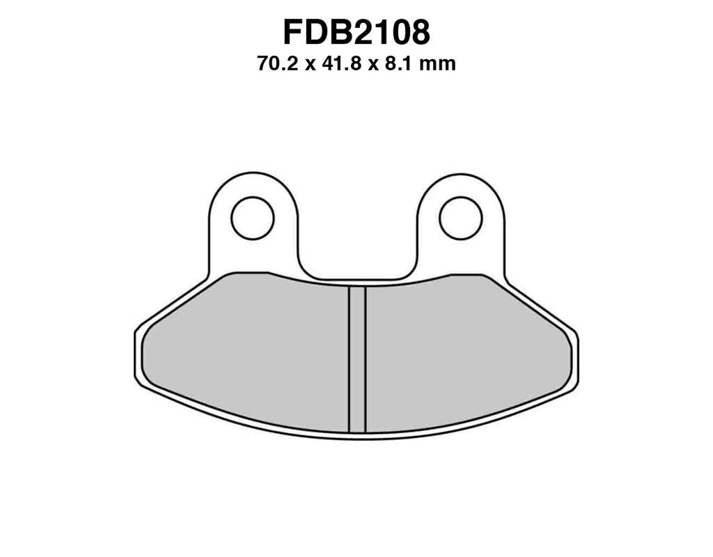 Set Ganasce Freno Posteriore Ferodo FSB581 Per Toyota Avensis (1997-2003) – 4 Pezzi Con Accessori