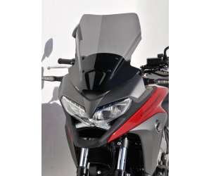 CUPOLINO ALTO + 6 CM ( TOTALE ALTEZZA 45 CM) ERMAX PER VFR 800 X CROSSRUNNER 2015/2017 TRASPARENTE 