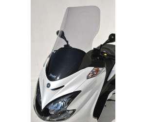 SCOOTER PARABREZZA ERMAX + 10 CM ( TOTALE ALTEZZA 74 CM) PER 400 MAJESTY 2009/2016 TRASPARENTE 