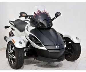 CUPOLINO ALTO ERMAX PER SPYDER RSSS 990 2008/2012 FLUO ARANCIO 