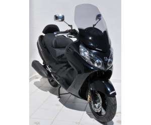 SCOOTER PARABREZZA ALTO PROTEZIONE +20 CM (75 CM) + FIT KIT ERMAX PER MAXSYM 400/600 I 2011/2016 FUME 