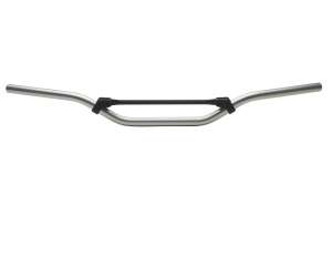 Domino MANUBRIO PIEGA BASSA COLORE ARGENTO IN ALLUMINIO AVIONAL 2014 CON TRAVERSINO PER MOTO OFF ROAD ENDURO / CROSS DIMENSIONI:Lunghezza: A - 812 mm Altezza: C - 95 mm Sporgenza: D - 87 mm Diametro: 22 mm