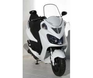 SCOOTER PARABREZZA ALTEZZA ORIGINALE 54 CM PER DAELIM 125 S2 (+ FIT KIT S )2006/2010 FUME 