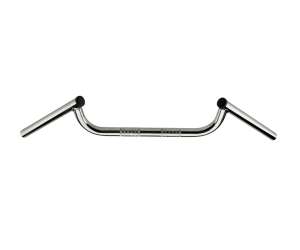 Manubrio Domino argento lucido cromato in acciaio serie CONDOR 0275.31.60.04 diametro 22 mm