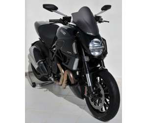   CUPOLINO DOPPIA BOMBATURA 39 CM ERMAX PER DIAVEL (+ FIT KIT )2011/2013 TRASPARENTE 