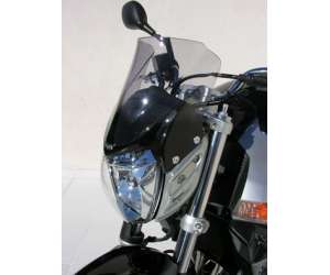   CUPOLINO AEROMAX 27 CM + FIX SATIN NERO ERMAX PER GSR 600 2006/2011 TRASPARENTE 