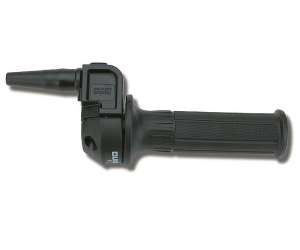Domino Comando gas senza manopola - Movimento orizzontale Materiale: Alluminio Finitura Supporto: Verniciato Nero Tipo Cavo: Mono Cavo RapiditÃ : 3,6 °mm Corsa Max: 74 mm