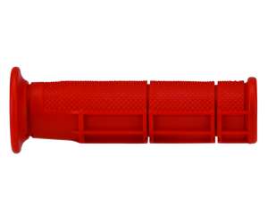 Manopole Domino rosse in gomma termoplastica per montaggio su manubrio per ATV 0900.82.42.06-0 diametro 22 mm