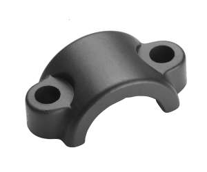 Collarino Domino nero verniciato in alluminio 1159.04.1244