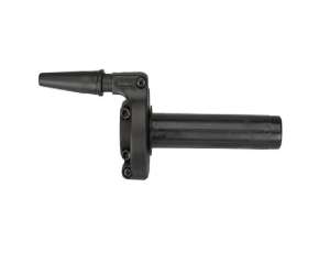 Domino Comando gas rapido offroad Monocilindrico con ghiera doppia corsa. Senza manopola Materiale: Alluminio Finitura Supporto: Verniciato Nero Tipo Cavo: Mono Cavo RapiditÃ  (corsa 1): 1.9 °mm Corsa Max (corsa 1): 52 mm RapiditÃ  (corsa 2): 2,2 °mm Cors