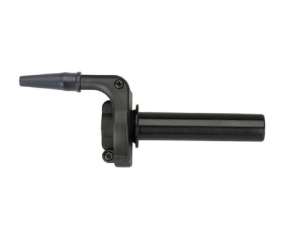 Domino Comando gas cross - Senza manopola Materiale: Alluminio Finitura Supporto: Verniciato Nero Tipo Cavo: Mono Cavo RapiditÃ : 2 °mm Corsa Max: 69 mm