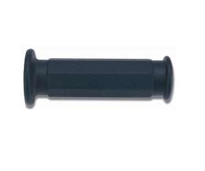 Domino COPPIA MANOPOLE IN PVC NERE PER SCOOTER. Manopole monocolore ottagonale Materiale: PVC Lunghezza: 114 mm Accessori: 97.5595.04-00