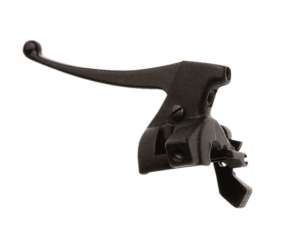 Domino COMANDO PORTALEVA per  SCOOTER CON LEVA IN ALLUMINIO PRESSOFUSO  Lato: Sinistro Fulcro: 24 mm Lunghezza: 135 mm Accessori: 2515.61