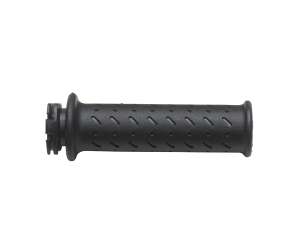 Tubo gas Domino nero con manopola sovrastampata sinistra in gomma termoplastica TRIUMPH 2006.97.40.04-0 
