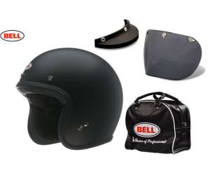 CASCO BELL JET CUSTOM 500 DLX VINTAGE BLACK