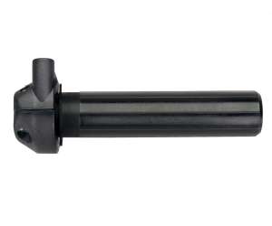 Domino comando gas scooter in alluminio nero senza manopola. Mono Cavo RapiditÃ : 3,8 °mm Corsa Max: 45 mm