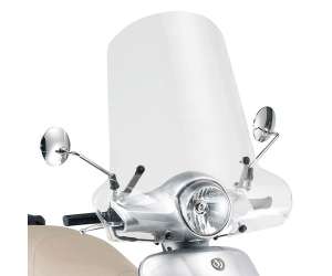 Cupolino parabrezza  per SYM Fiddle II 50 125  2009 - 2010 - 2011 - 2012 - 2013 - 2014   Fabbricato da Kappa colore trasparente codice prodotto 293AK