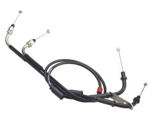 Domino cavo gas con guaina nera per   Ducati 848 1098 1198 tutti le annate