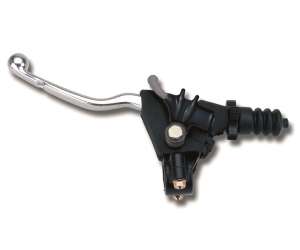 Domino COMANDO PORTALEVA OFF ROAD ENDUROCROSS CON LEVA IN DUROALLUMINIO FORGIATO, PROTEZIONE LEVA IN PLASTICA E LEVETTA ARIA  Lato: Sinistro  Fulcro: 26 mm Lunghezza: 167 mm Accessori: 2290.60