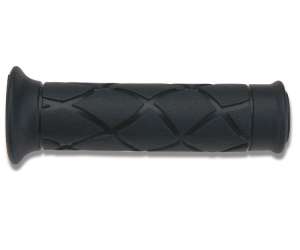 Domino COPPIA MANOPOLE NERE FUSTELLATE IN PVC PER SCOOTER Lunghezza: 120 mm Accessori: 97.5595.04-00