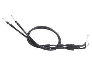 Domino cavo gas con guaina nera per rmz 250 dal 2010 al 2012 e 450 dal 2008 al 2012
