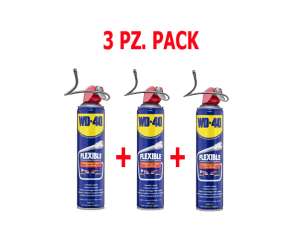 WD-40 Lubrificante sbloccante spray doppia posizione con cannuccia flessibile modellabile e resistente