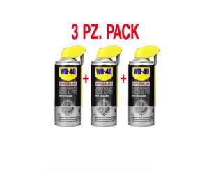 WD-40 Lubrificante al PTFE antifrizione con la sua formula contenente PTFE  lascia un film secco sul supporto, permettendo una migliore lubrificazione, senza attirare la polvere, lo sporco e l’unto, è certificata H2 dalla NSF.