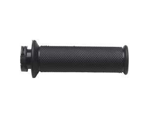 Tubo gas Domino nero con manopola sovrastampata sinistra in gomma termoplastica 4991.90-0