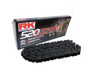 CATENA PER MOTO 520MXZ4 120 MAGLIE CL NERA PRODOTTA DA RK 