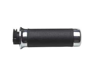 Tubo gas Domino nero con manopola sovrastampata sinistra in gomma termoplastica 5235.90-00