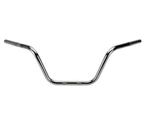 Manubrio Domino argento lucido cromato in acciaio 6754.33.00.04 diametro 22 mm
