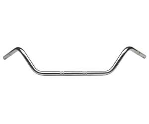 Manubrio Domino argento lucido cromato in acciaio 6756.33.00.04 diametro 22 mm
