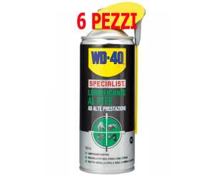 WD-40 Lubrificante al PTFE ad alte prestazioni con la sua formula certificata H2 da NSF contenente PTFE, fornisce una lubrificazione e protezione eccellente riducendo la frizione e l’usura di utensili e attrezzi