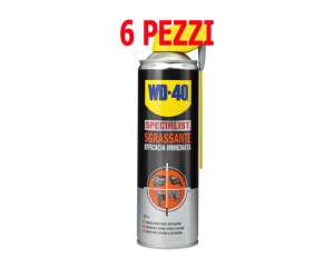 WD-40 Sgrassante efficacia immediata  è uno sgrassante che grazie alla sua formula a base di solvente, rimuove rapidamente grasso, olio e sporco senza lasciare alcun residuo