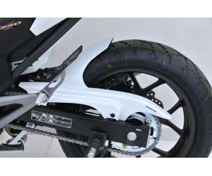 PARAFANGO POSTERIORE ERMAX PER NC 750 X 2014/2015 SILVER CARBON LOOK 