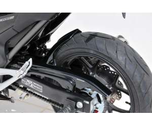 PARAFANGO POSTERIORE ERMAX PER NC 700 S 2012/2013 SILVER CARBON LOOK 