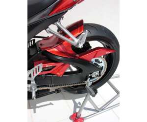 PARAFANGO POSTERIORE ERMAX PER GSXR 600/750 2006/2007 + CHAIN GUARD BLU GRADIENT PERLA BIANCO 