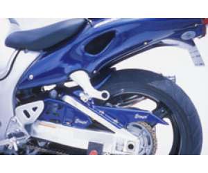 PARAFANGO POSTERIORE ERMAX PER GSXR 1300 R 99/2007 + CACHE SILVER CARBON LOOK 
