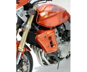 COPRIRADIATORI (AL PAIO) ERMAX PER CB 600 HORNET N 2005/2006 AMBER (YR 254 )