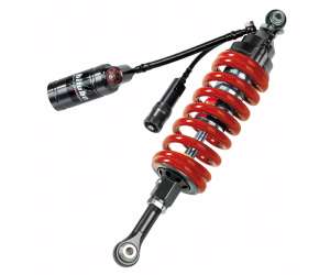 MONO posteriore - Vaschetta con tubo flex - Regolazioni: precarico molla idraulico   estensione   doppia compressione   interasse regolabile   molla Rossa PER HONDA CB600F HORNET  600 ANNO  2007 - 2008