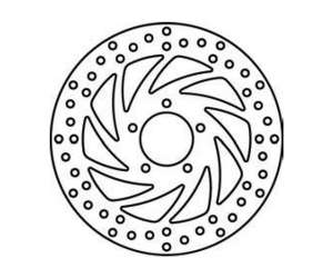 DISCO FRENO APRILIA SCARABEO125 / 200 / 250 / 300 / 400 / 500 ANTERIORE  