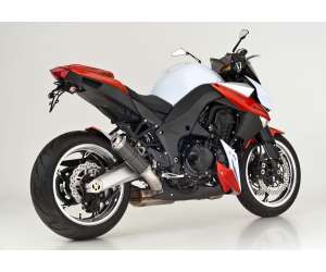 Scarico KAWASAKI Z1000 2010 - 2011 - 2012 - 2013  .  SHARK Factory Slip on terminale di scarico carbonio colore carbonio