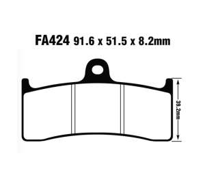 PASTIGLE FRENO EBC MESCOLA SINTER MOTO CODICE R1842400