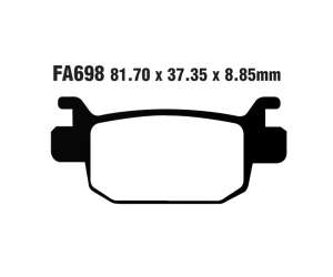 PASTIGLE FRENO EBC MESCOLA ORGANICA MOTO CODICE R1269800