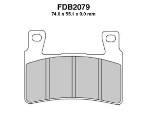 PASTIGLE FRENO FERODO MESCOLA ORGANICA MOTO CODICE FDB2079EF