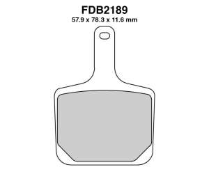 PASTIGLE FRENO FERODO MESCOLA SINTER MOTO CODICE FDB2189SG